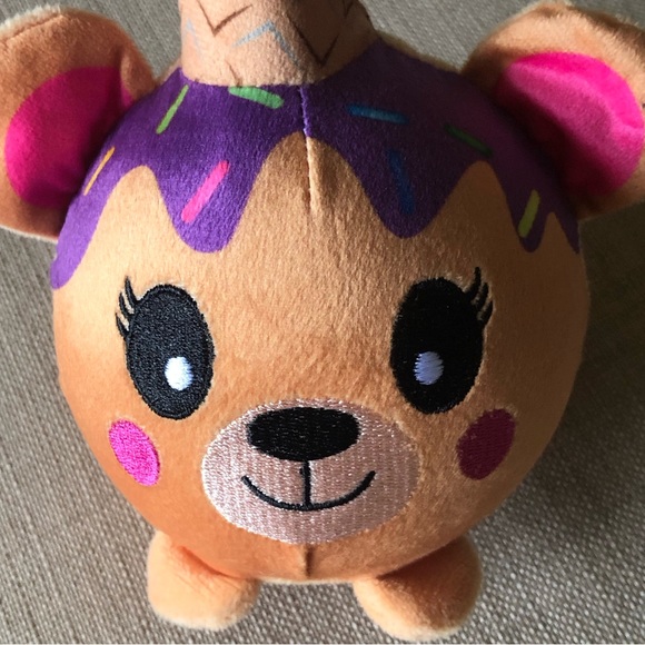Smooshimals plush. Ice cream Cone Bear - Picture 4 of 7